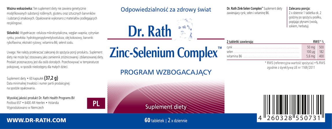 023 PL   Zinc Selenium Complex   Etykieta produktu 1