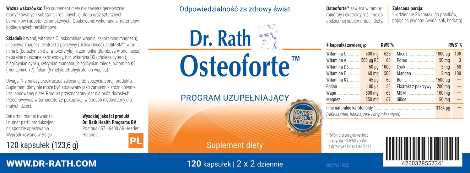 027 PL Osteoforte Etykieta produktu 1