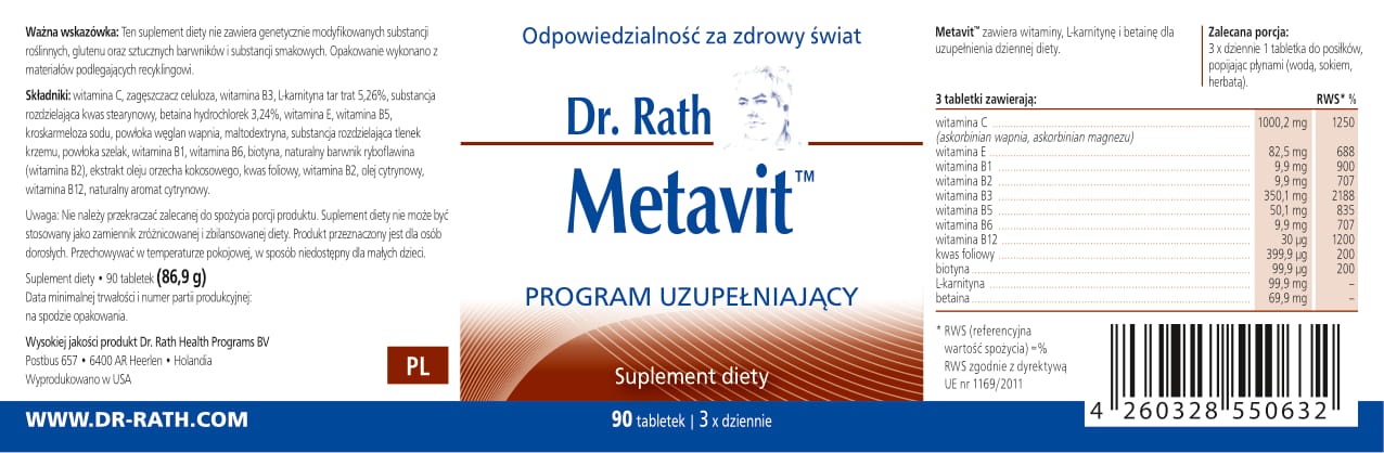 006 PL   Metavit   Etykieta produktu 1